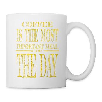 bday geek happy quote funny funny quote milk - Tasse - Weiß - Rechts