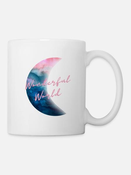 Wonderful world - Tasse - Weiß