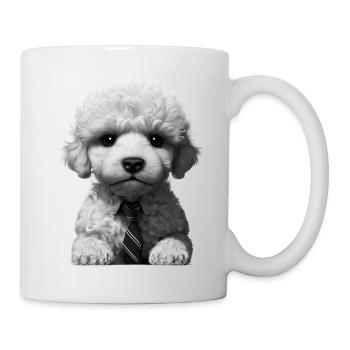 Caniche Dog Propriétaire Caniche Chiot Chien Amour Chien Chiot - Mug blanc - blanc - Droite
