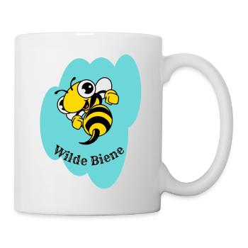 Wilde Biene - Tasse - Weiß - Rechts
