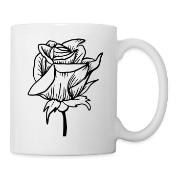 Flower Blume Pflanze - Tasse - Weiß - Rechts