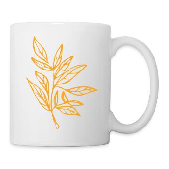 Flower Blume Pflanze - Tasse - Weiß - Rechts