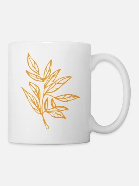 Flower Blume Pflanze - Tasse - Weiß