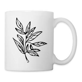 Flower Blume Pflanze - Tasse - Weiß - Rechts