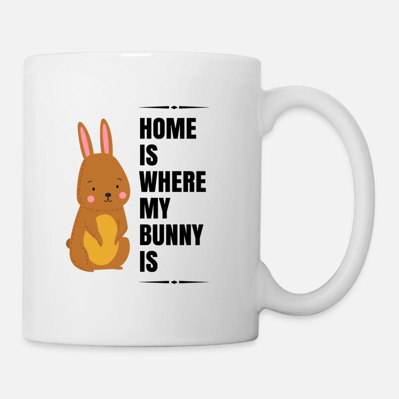 Home Is Where My Bunny Is! - Mug - white