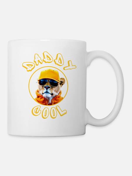 Daddy Cool Yellow - Mug - white