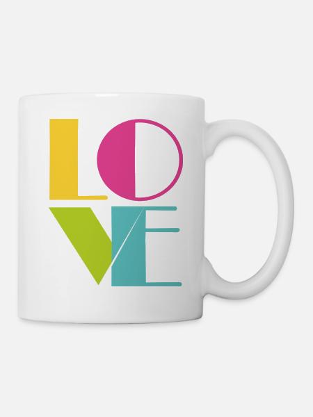 Love - Mug blanc - blanc