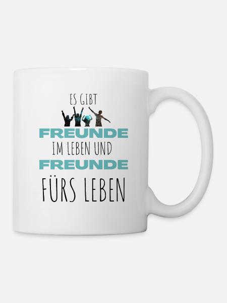 Beste Freunde FREUND Kumpel Kumpels - Tasse - Weiß