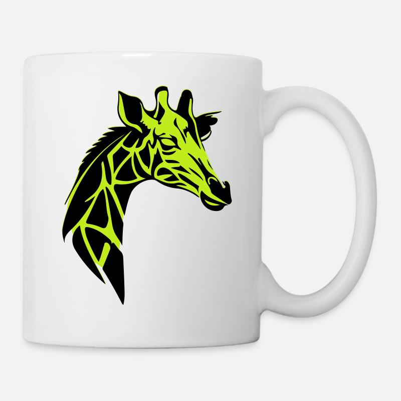giraffe - Tasse - Weiß