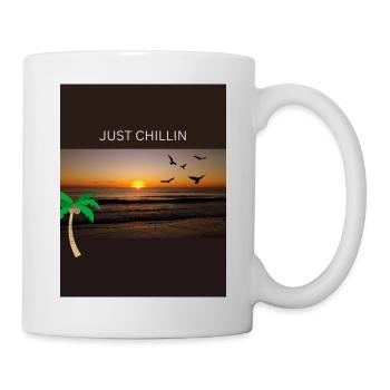 Coucher de soleil - Mug blanc - blanc - Droite
