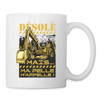 MA PELLE M'APPELLE - Mug blanc - blanc - Droite