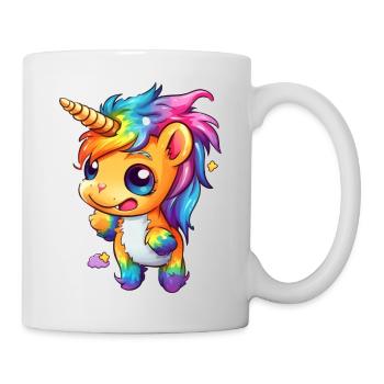Drôle de licorne - Mug blanc - blanc - Droite