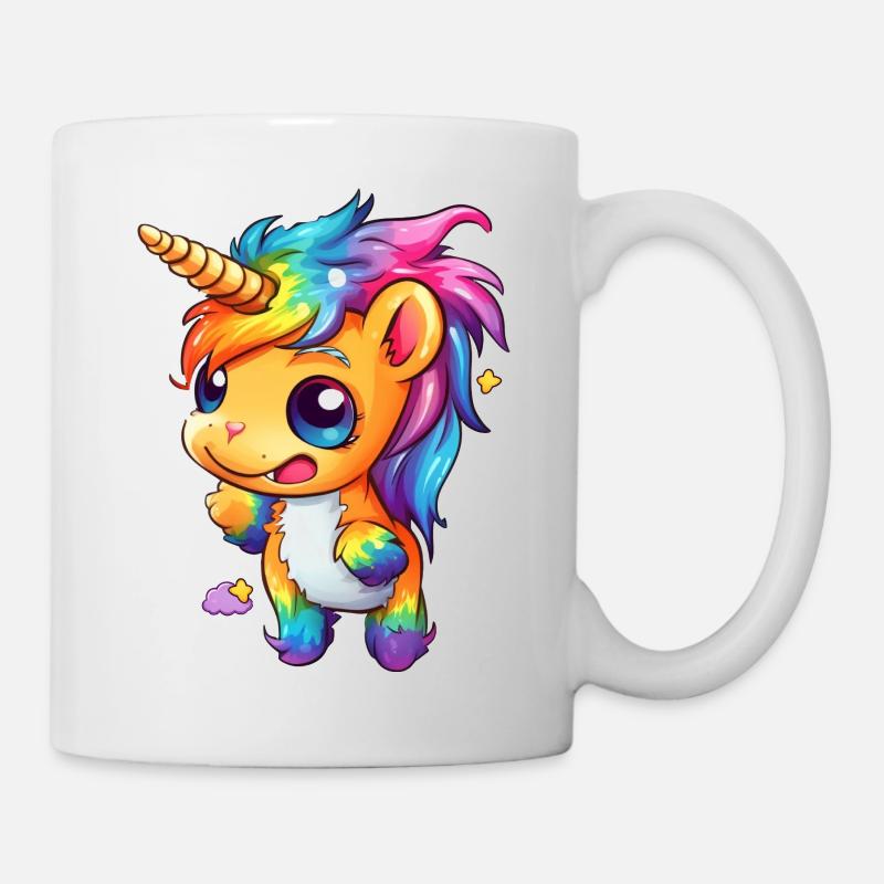 Funny unicorn - Mug - white