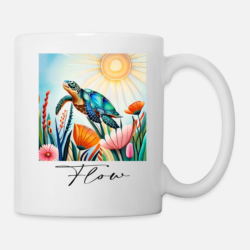 Turtle - Tasse - Weiß