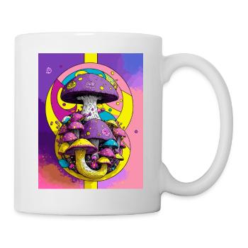Mystic Moonlight Mushroom - Mug - white - Right