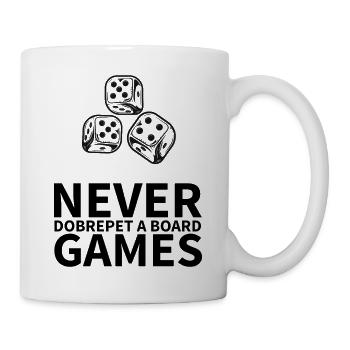 Boardgame Chess Backgammon Game Night - Mug - white - Right