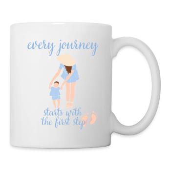 Every journey starts with the first step Mother - Mug - white - Right