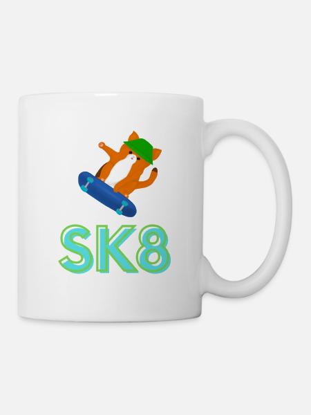SK8 - Tasse - Weiß