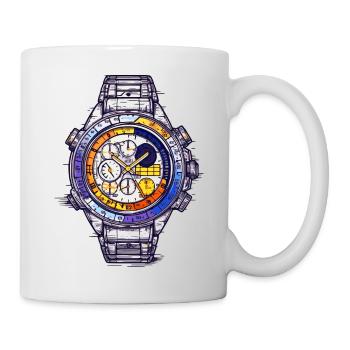 A chronograph is a complex complication - Mug - white - Right