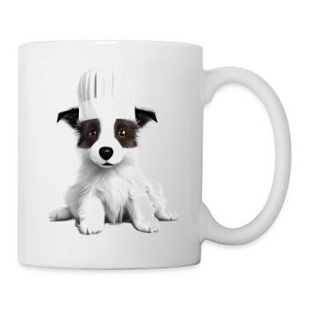 Border Collie Dog Lover Chef’s Hat Dogs Cooks - Mug blanc - blanc - Droite