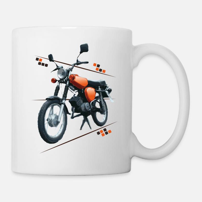 Moped - Tasse - Weiß