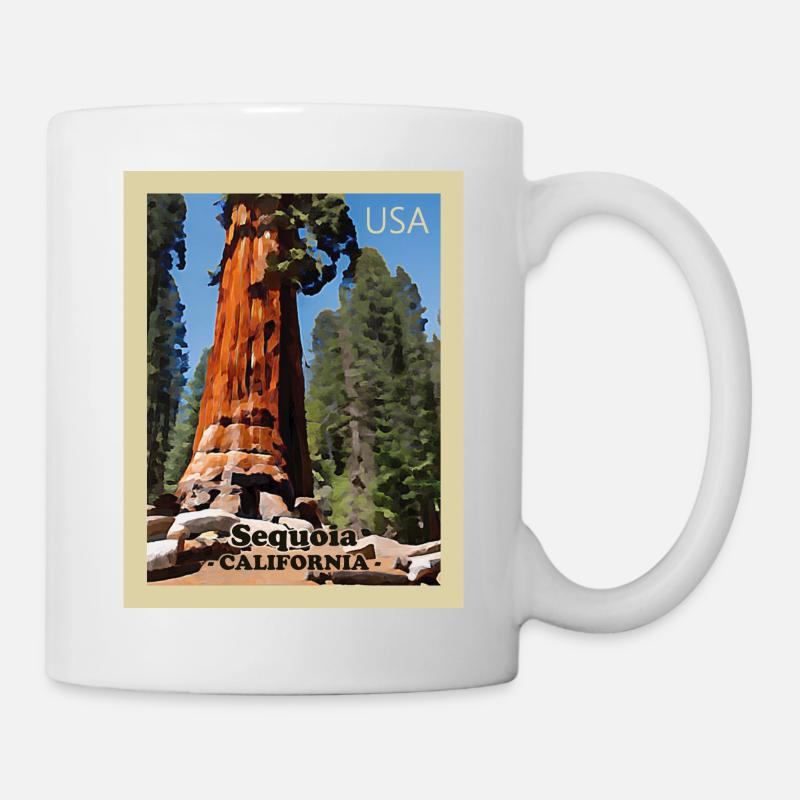 Sequoia-Nationalpark - Tasse - Weiß