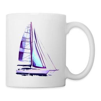 Sailing Sailboat Sailing Sailing Sailing Ship - Mug - white - Right