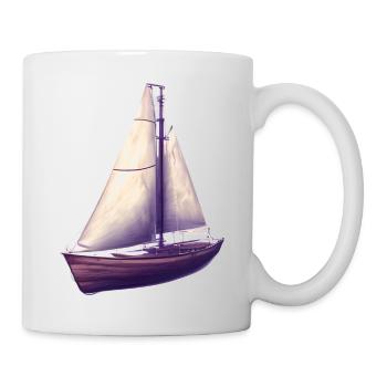 Voile Voilier Voilier Voile Voile Marin - Mug blanc - blanc - Droite