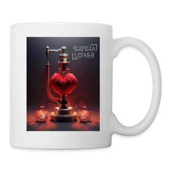 Shisha Lover Futuristic - Tasse - Weiß - Rechts