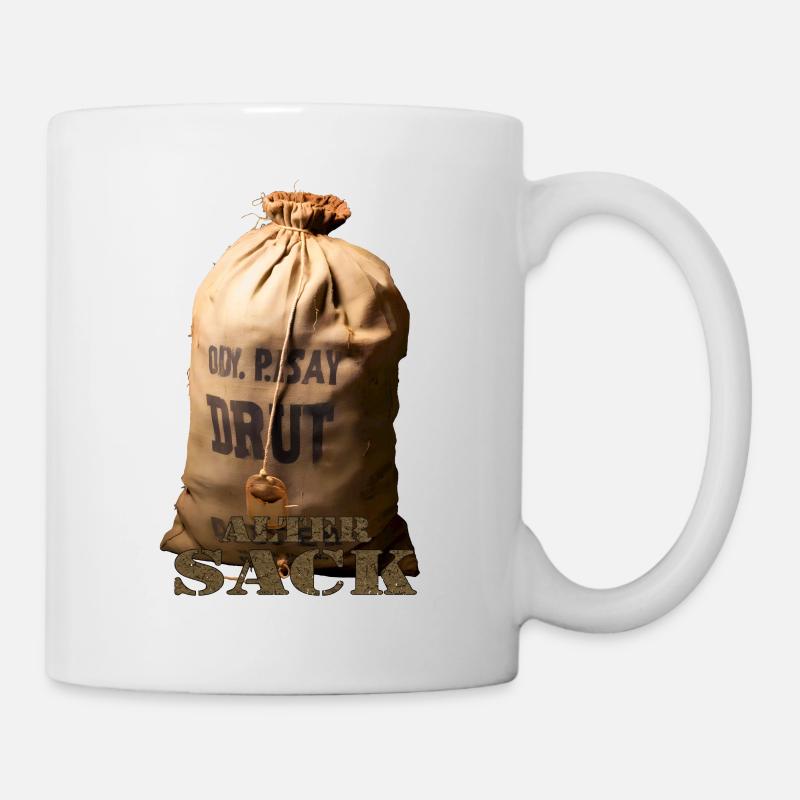 Alter Sack - Tasse - Weiß