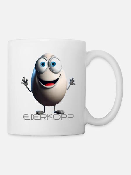 Eierkopp - Tasse - Weiß