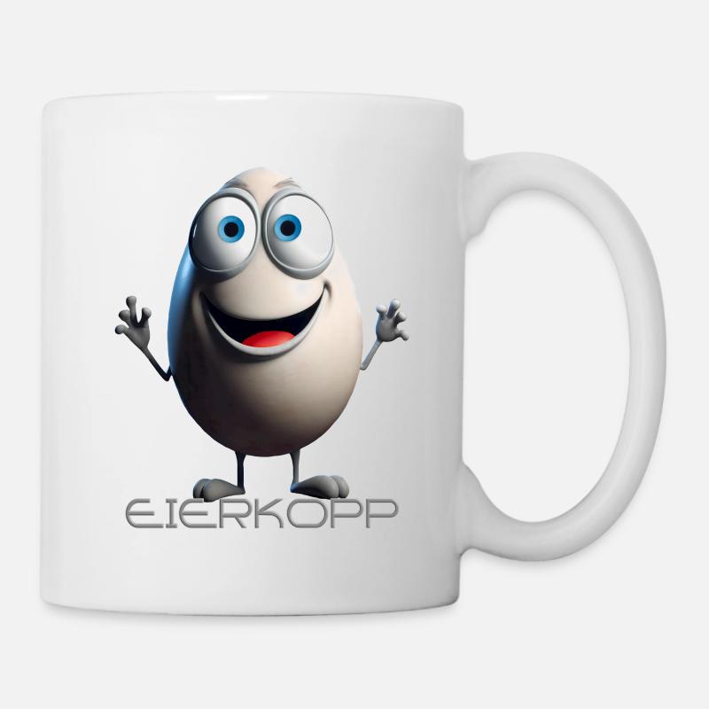 Eierkopp - Tasse - Weiß