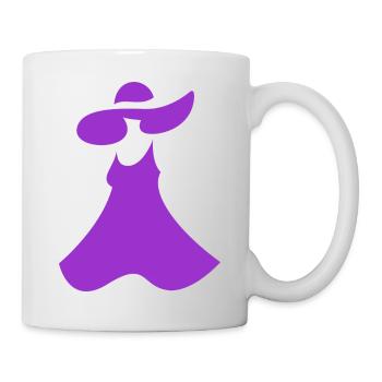 Partyqueen Logo - Tasse - Weiß - Rechts