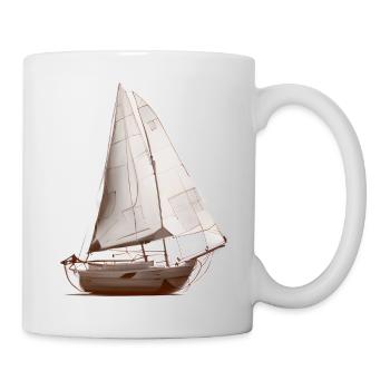 Sailing Ship Sailing Sailing Sailing Sailing Sailboat - Mug - white - Right