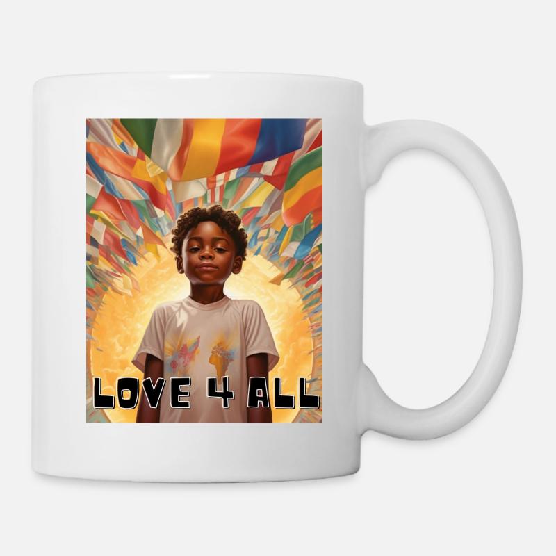 Love 4 All - Tasse - Weiß