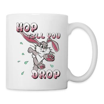 Hop till you drop - Mug - white - Right