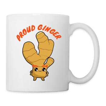 Proud ginger-a design to celebrate red hairs - Mug - white - Right
