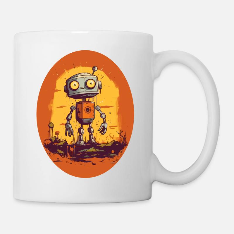Robot - Tasse - Weiß