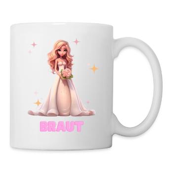 Braut - Tasse - Weiß - Rechts