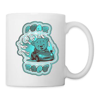 Course de l'ours en peluche 3 - Mug blanc - blanc - Droite