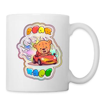 Course de l'ours en peluche 1 - Mug blanc - blanc - Droite