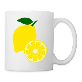 Lemon fruit - Tasse - Weiß - Rechts