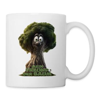 Mein Freund der Baum - Tasse - Weiß - Rechts