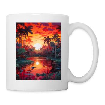 Amazonas Streetwear nature Exotic Design - Tasse - Weiß - Rechts