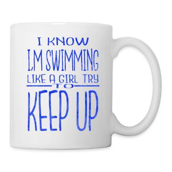 Drôle Sports Natation Drôle Geek Drôle Citation Bday - Mug blanc - blanc - Droite