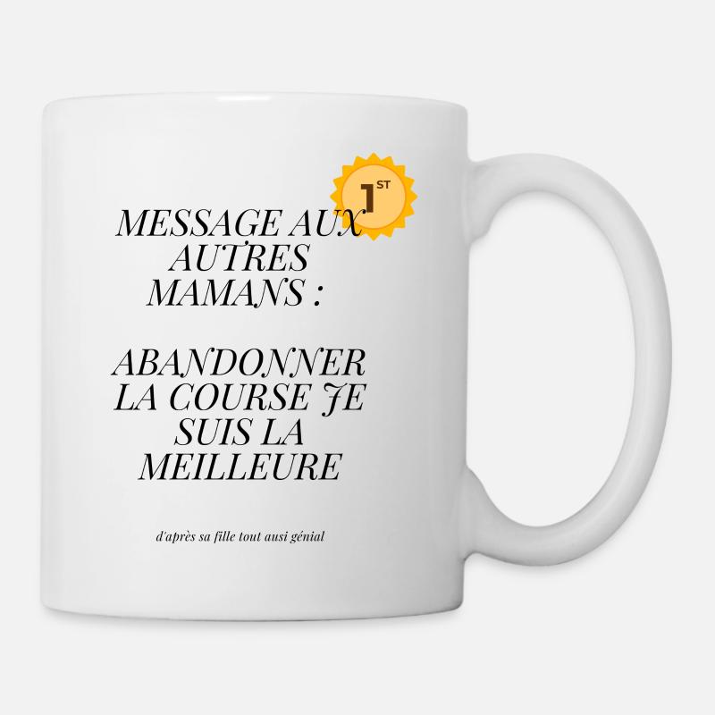 message aux autres mamans - Mug blanc - blanc