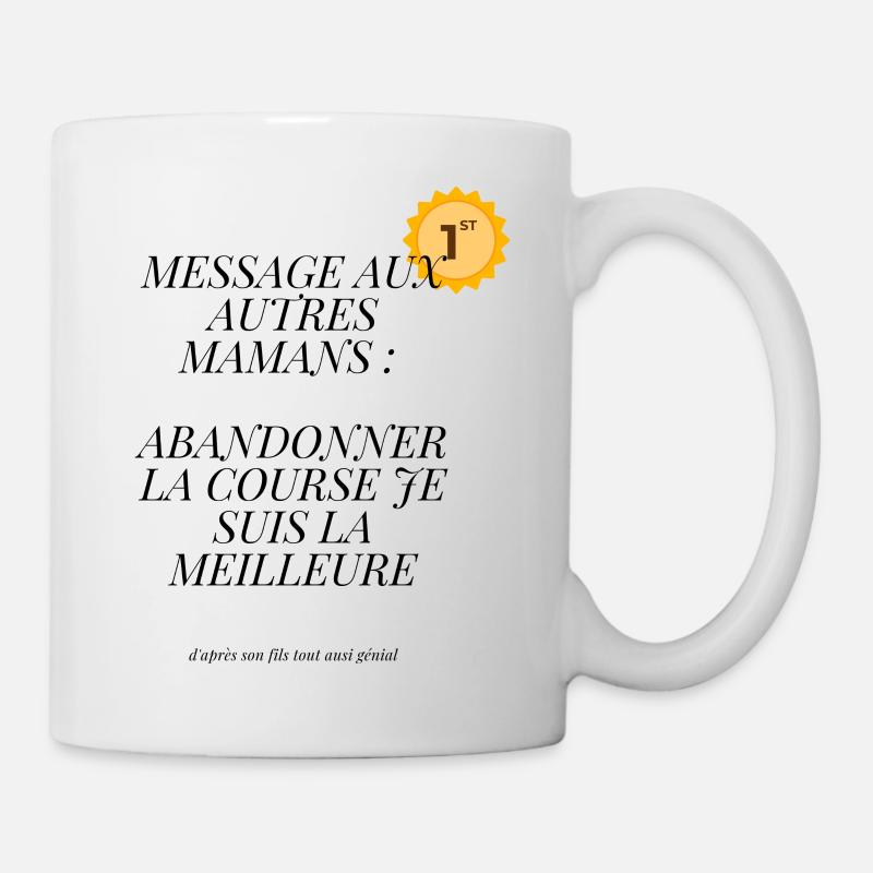 message aux autres mamans - Mug blanc - blanc