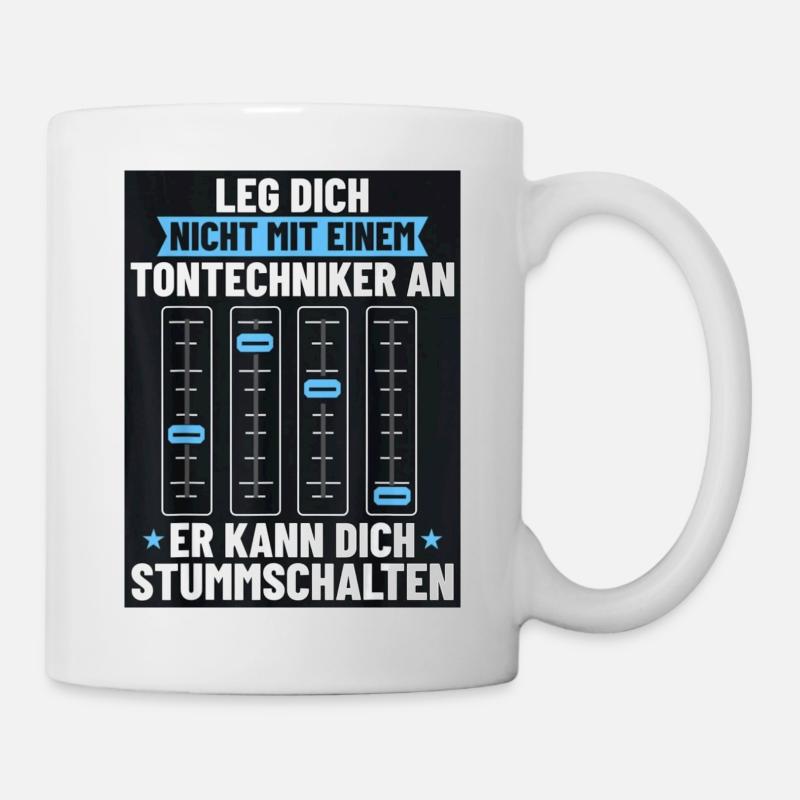 Leg dich nicht mit einem .... - Tasse - Weiß