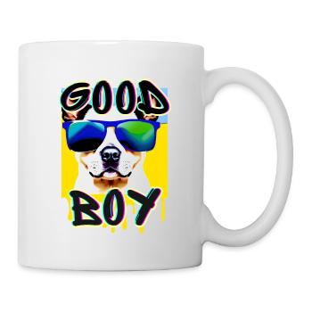 Who's a good boy who - Mug - white - Right