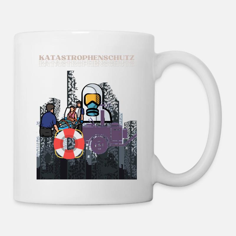 Katastrophenschutz - Tasse - Weiß
